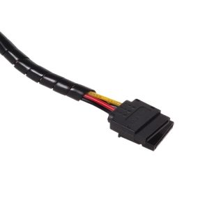 Maclean spirál kábelvédő 5x6mm, 3m fekete (MCTV-684)