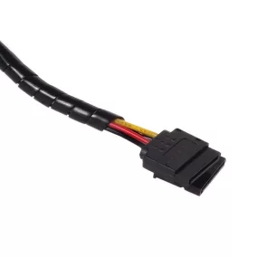 Maclean spirál kábelvédő 5x6mm, 3m fekete (MCTV-684)