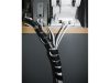 Maclean spirál kábelvédő 14.6x15mm, 3m fekete (MCTV-686)