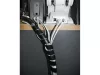 Maclean spirál kábelvédő 20.4x22mm, 3m fekete (MCTV-687)