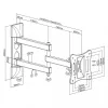 Maclean egykarú fali monitor állvány 13-27'' VESA 100x100 (MC-719)