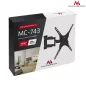   Maclean egykarú fali TV tartó állvány 13-50" VESA 400x400 (MC-743)