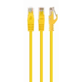 Gembird UTP Cat6 ethernet kábel 1m sárga (PP6U-1M/Y)