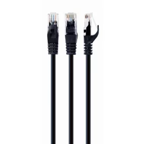 Gembird UTP Cat6 ethernet kábel 5m fekete (PP6U-5M/BK)