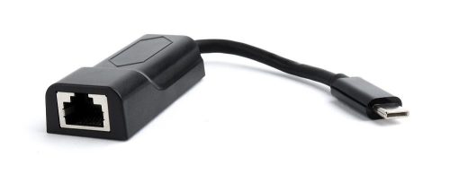 Gembird USB C Gigabit hálózati adapter, fekete (A-CM-LAN-01)