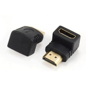   Gembird HDMI jobb szögű adapter, 90 fokos lefelé (A-HDMI90-FML)