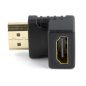 Gembird HDMI jobb szögű adapter, 90 fokos lefelé (A-HDMI90-FML)