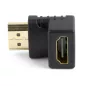  Gembird HDMI jobb szögű adapter, 90 fokos lefelé (A-HDMI90-FML)