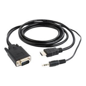   Gembird HDMI to VGA + audio átalakító kábel 1.8m (A-HDMI-VGA-03-6)