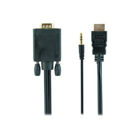   Gembird HDMI to VGA + audio átalakító kábel 3m (A-HDMI-VGA-03-10)