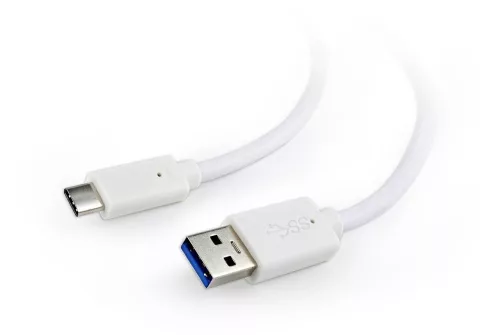 Gembird USB 3.0 - USB C kábel 1.8m, fehér (CCP-USB3-AMCM-6-W)