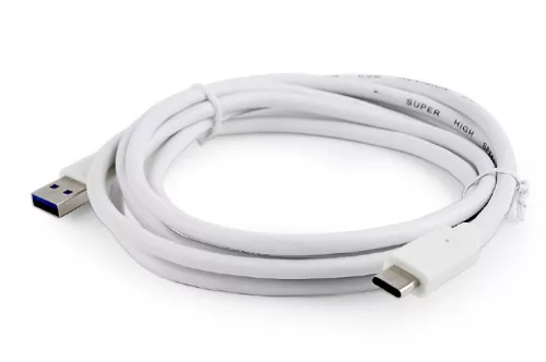 Gembird USB 3.0 - USB C kábel 1.8m, fehér (CCP-USB3-AMCM-6-W)