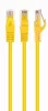 Gembird UTP Cat6 ethernet kábel 1.5m sárga (PP6U-1.5M/Y)