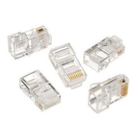   Gembird RJ45 UTP Cat5e csatlakozó dugó tömör kábelhez, 10db (LC-8P8C-001/10)