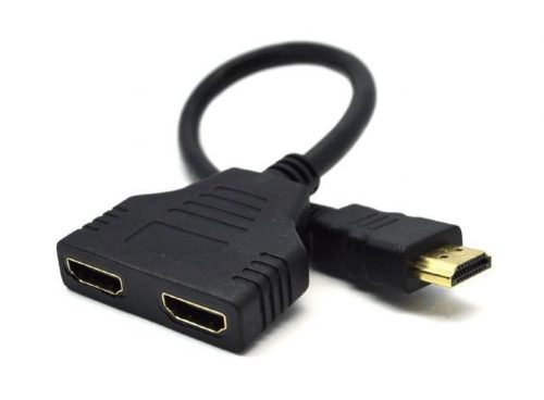 Gembird HDMI apa - 2X HDMI anya elosztó adapter (DSP-2PH4-04)