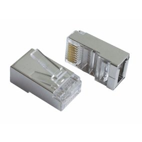 Gembird RJ45 FTP Cat5e csatlakozó dugó, 10db (PLUG5SP/10)