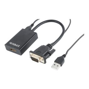   Gembird VGA to HDMI +audio átalakító konverter (A-VGA-HDMI-01)
