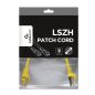   Gembird SFTP CAT6A patch kábel 0.25m sárga (PP6A-LSZHCU-Y-0.25M)