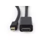   Gembird mini Displayport 1.2 - HDMI 4K 30Hz kábel 1.8m (CC-mDP-HDMI-6)