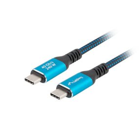 Lanberg USB 4 240w 8K 60Hz kábel 1m (CA-CMCM-45CU-0010-BK)