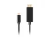 Lanberg USB C - Displayport 4K 60HZ kábel 0.5m (CA-CMDP-10CU-0005-BK)