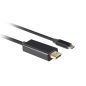   Lanberg USB C - Displayport 4K 60HZ kábel 1m (CA-CMDP-10CU-0010-BK)