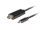 Lanberg USB C HDMI 2.0 4K 60Hz kábel 0.5m (CA-CMHD-10CU-0005-BK)