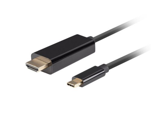 Lanberg USB C HDMI 2.0 4K 60Hz kábel 1m (CA-CMHD-10CU-0010-BK)