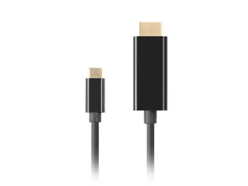 Lanberg USB C HDMI 2.0 4K 60Hz kábel 1m (CA-CMHD-10CU-0010-BK)
