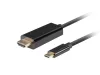 Lanberg USB C HDMI 2.0 4K 60Hz kábel 1.8m (CA-CMHD-10CU-0018-BK)