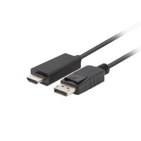   Lanberg Displayport 1.1 - HDMI kábel 1m (CA-DPHD-11CC-0010-BK)