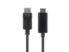 Lanberg DisplayPort 1.1 - HDMI kábel 1m (CA-DPHD-11CC-0010-BK)
