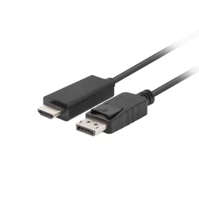   Lanberg Displayport 1.1 - HDMI kábel 1.8m (CA-DPHD-11CC-0018-BK)