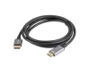 Lanberg DisplayPort - HDMI 4K 60Hz kábel 1.8m (CA-DPHD-20CU-0018-BK)