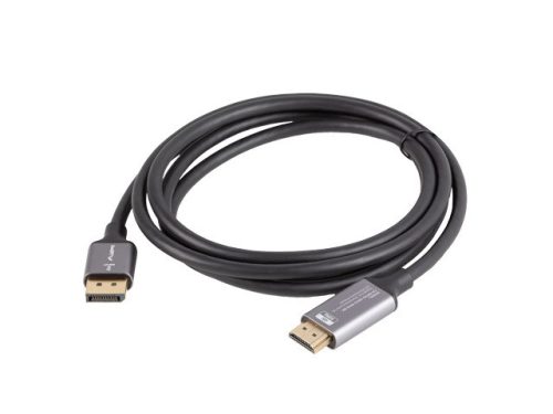 Lanberg Displayport - HDMI 4K 60Hz kábel 1.8m (CA-DPHD-20CU-0018-BK)