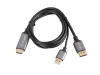 Lanberg HDMI 2.0 to Displayport 1.2 4K 60Hz kábel 1m (CA-HDDP-20CU-0010-BK)