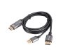 Lanberg HDMI 2.0 to Displayport 1.2 4K 60Hz kábel 1.8m (CA-HDDP-20CU-0018-BK)