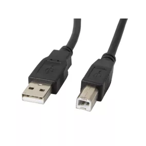   Lanberg USB 2.0 AM-BM nyomtató kábel 3m ferrit szűrős (CA-USBA-11CC-0030-BK)
