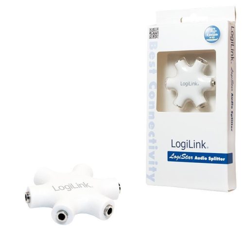 Logilink Jack audio elosztó adapter 6 portos (CA1088)