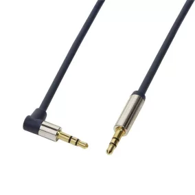 Logilink 3.5 jack audio sztereó 90° kábel, 0.5m (CA11050)