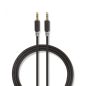 Nedis 3.5 mm-es dugó - 3.5 mm-es dugó sztereó audio kábel 0.5m fekete (CABW22000AT05)
