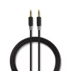 Nedis 3.5 mm-es dugó - 3.5 mm-es dugó sztereó audio kábel 1m fekete (CABW22000AT10)