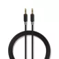 Nedis 3.5 mm-es dugó - 3.5 mm-es dugó sztereó audio kábel 1m fekete (CABW22000AT10)