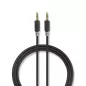 Nedis 3.5 mm-es dugó - 3.5 mm-es dugó sztereó audio kábel 3m fekete (CABW22000AT30)