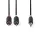 Nedis 3.5 Jack dugó - 2x RCA dugó audio kábel 10m (CABW22200AT100)