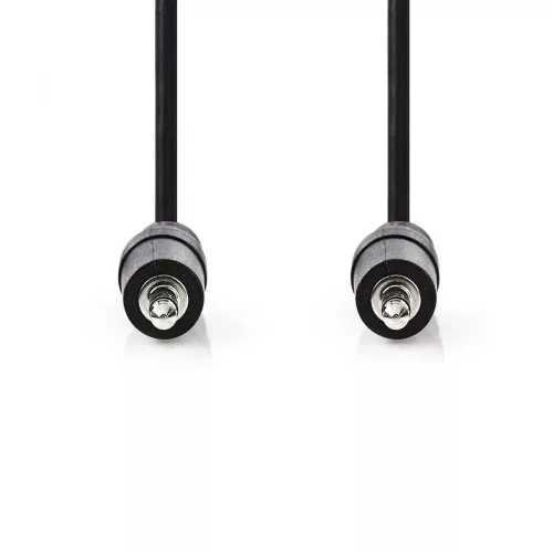 Nedis 3.5 mm-es dugó - 3.5 mm-es dugó sztereó audio kábel 0.5m fekete (CAGL22000BK05)