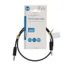 Nedis 3.5 mm-es dugó - 3.5 mm-es dugó sztereó audio kábel 0.5m fekete (CAGL22000BK05)