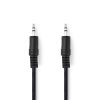 Nedis 3.5 mm Jack sztereó audio kábel 1m fekete (CAGL22000BK10)