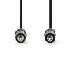 Nedis 3.5 mm Jack sztereó audio kábel 1m fekete (CAGL22000BK10)