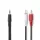 Nedis 3.5 mm Jack - 2x RCA átalakító kábel 10m (CAGL22200BK100)